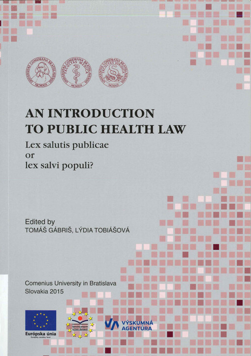 An introductiion to public health law : lex salutis publicae or lex salvi populi?