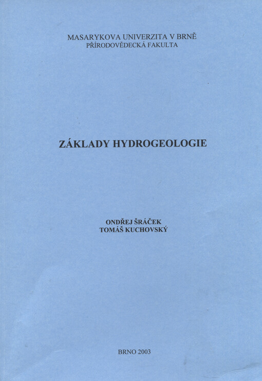 Základy hydrogeologie