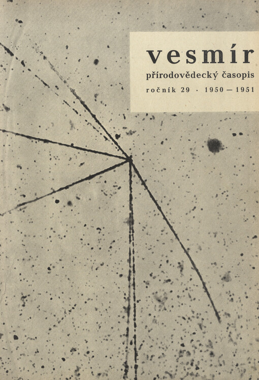 Vesmír : časopis pro šíření vědy přírodní, zeměpisné a národopisné