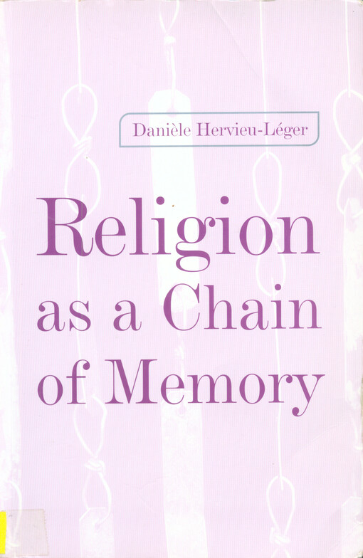 Religion as a chain of memory