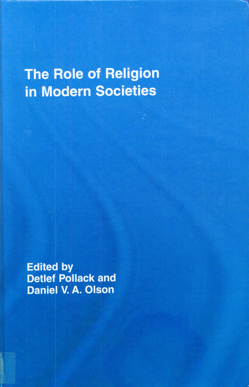 The role of religion in modern societies