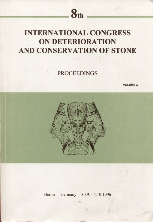Proceedings of the 8th International Congress on Deterioration and Conservation of Stone, Berlin, 30. Sept. - 4. Oct. 1996