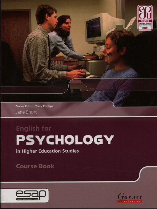 English for psychology in higher education studies.Course book