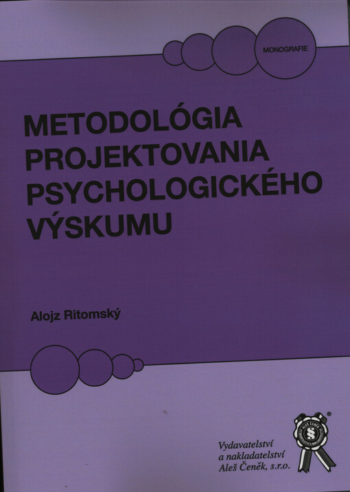 Metodológia projektovania psychologického výskumu