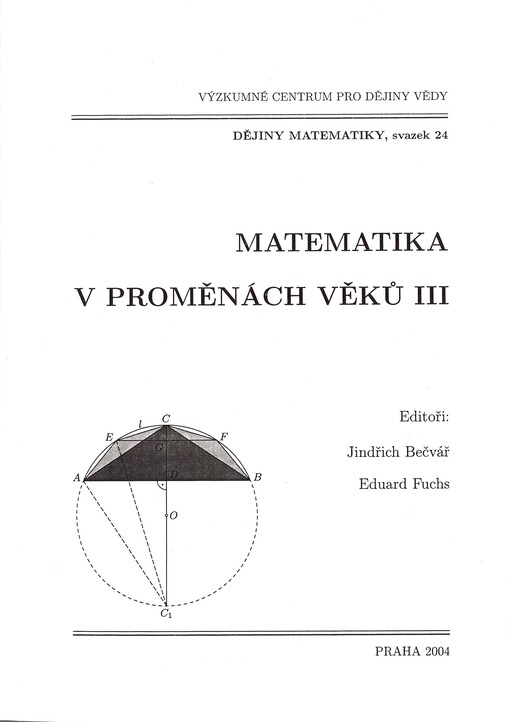 Matematika v proměnách věků III