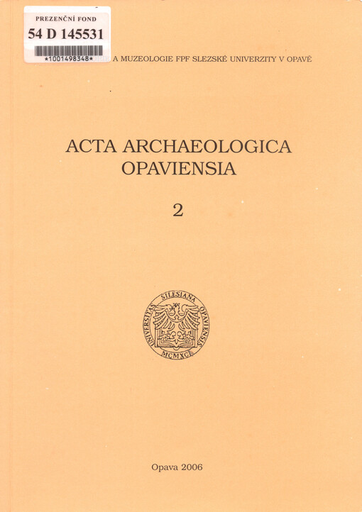 XVIII. symposium o starší době bronzové v českých zemích a na Slovensku