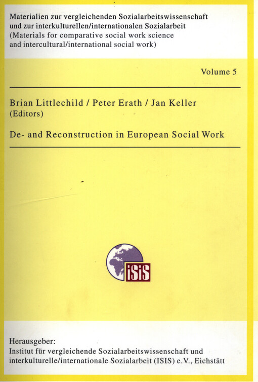 De- and reconstruction in european social work