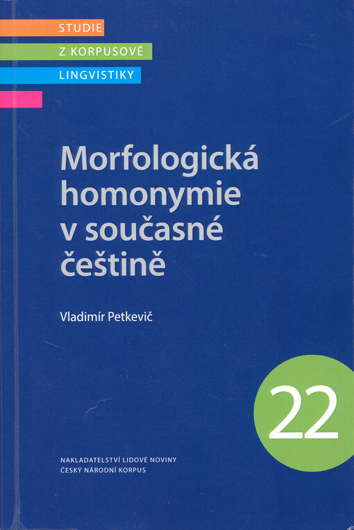 Morfologická homonymie v současné češtině