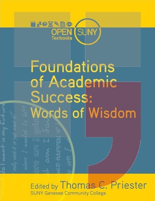 Foundations of academic success: Words of wisdom