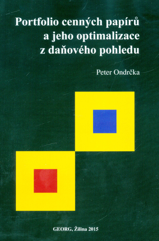 Portfolio cenných papírů a jeho optimalizace z daňového pohledu
