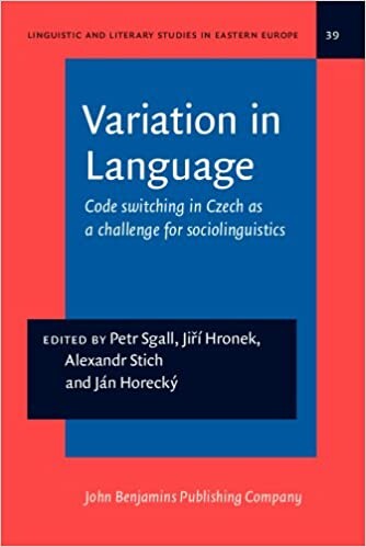 Variation in language : code switching in Czech as a challenge for sociolinguistics