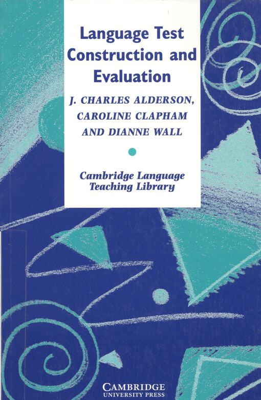 Language test construction and evaluation