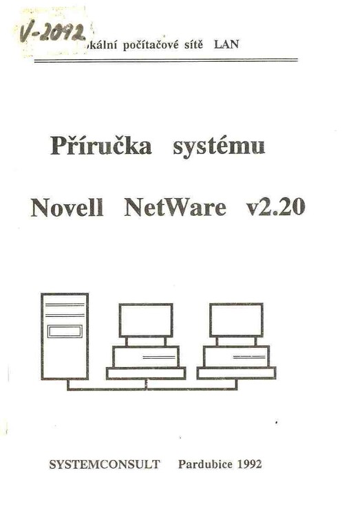 Příručka systému Novell NetWare v2.20