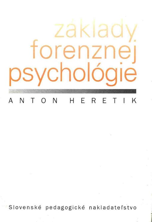 Základy forenznej psychológie