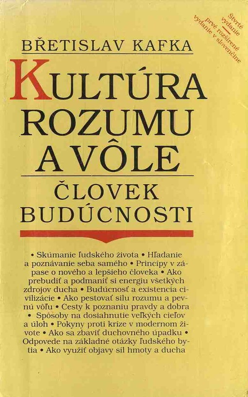 Kultúra rozumu a vôle : človek budúcnosti