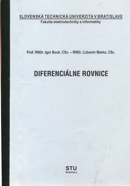 Diferenciálne rovnice