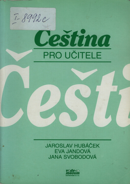 Čeština pro učitele.