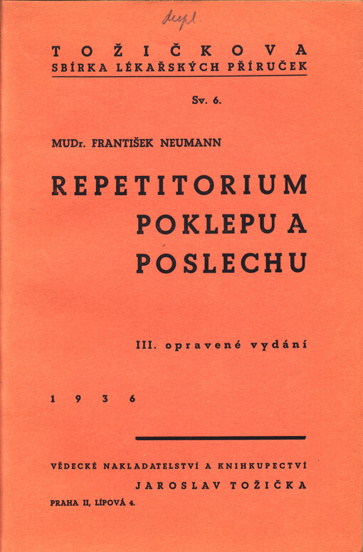 Repetitorium poklepu a poslechu