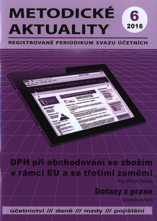 DPH při obchodování se zbožím v rámci EU a se třetími zeměmi