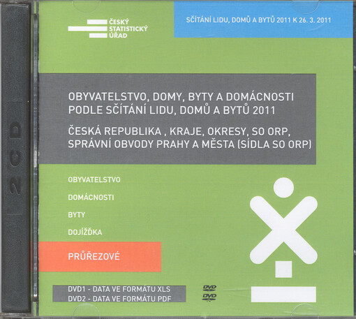 Obyvatelstvo, domy, byty a domácnosti podle sčítání lidu, domů a bytů 2011Česká republika, kraje, okresy, SO ORP, správní obvody Prahy a města (sídla SO ORP) : průřezové : ... k 2011 k 26.3.2011