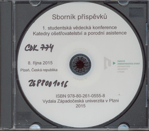 1. studentská vědecká konference Katedry ošetřovatelství a porodní asistence