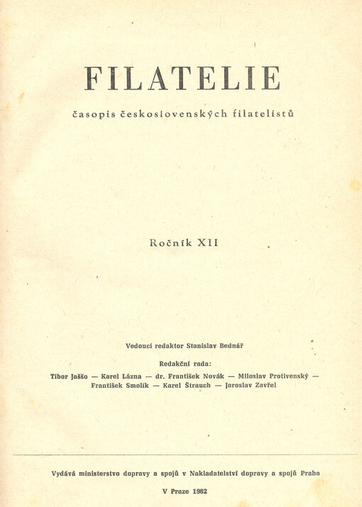 Filatelie : časopis československých filatelistů
