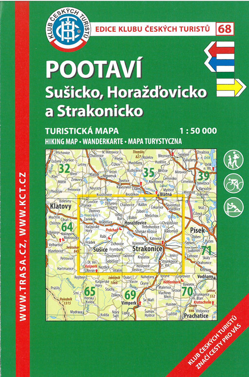 Pootaví : Sušicko, Horažďovicko a Strakonicko : turistická mapa 1:50 000