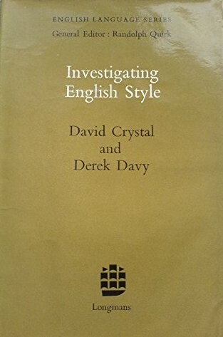 Investigating English style