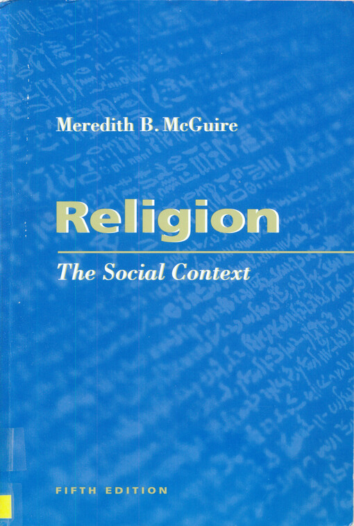 Religion, the social context