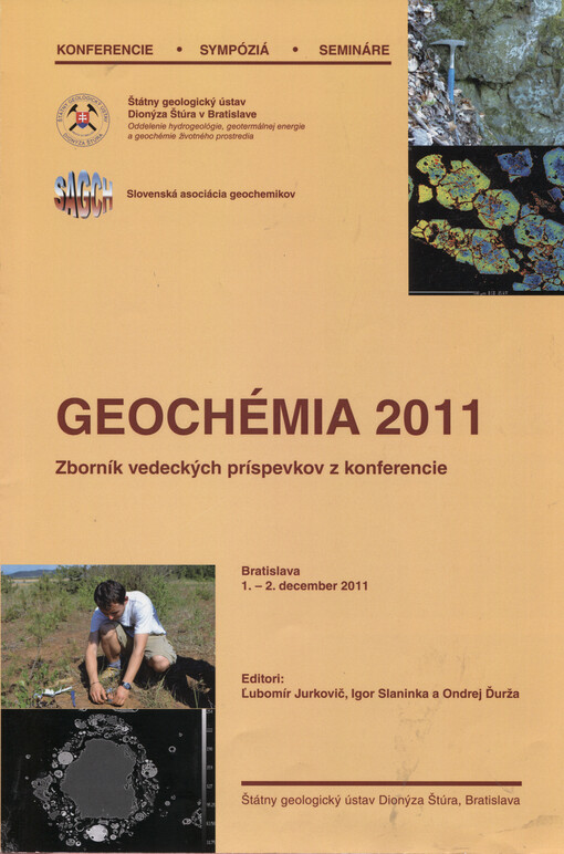 Geochémia 2011 :zborník vedeckých príspevkov z konferencie : Bratislava, 1.-2. december 2011