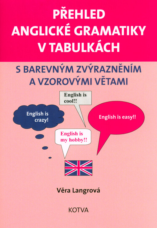 Přehled anglické gramatiky v tabulkách : s barevným zvýrazněním a vzorovými větami