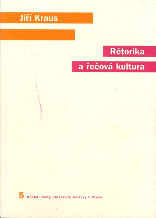 Rétorika a řečová kultura
