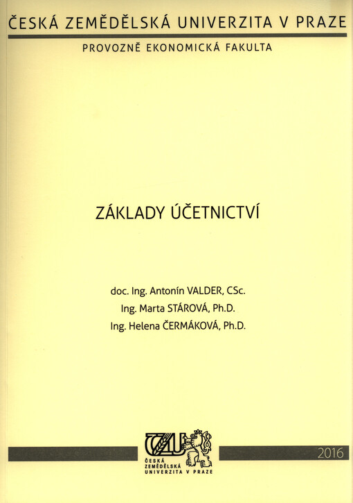 Základy účetnictví