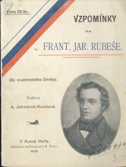Vzpomínky na Frant. Jar. Rubeše :(ze studentského života)