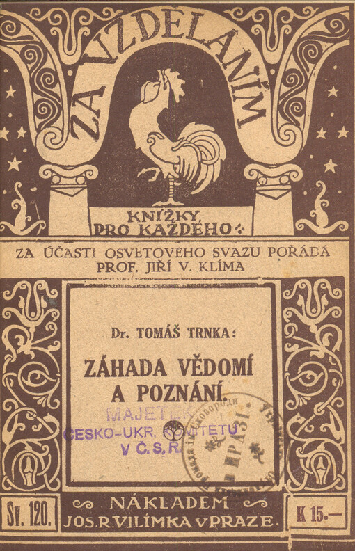 Záhada vědomí a poznání :základy noetiky