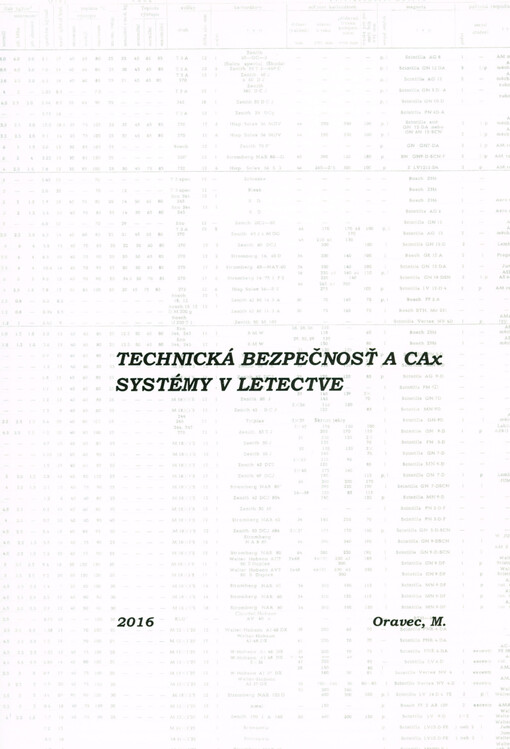 Technická bezpečnosť a CAx systémy v letectve