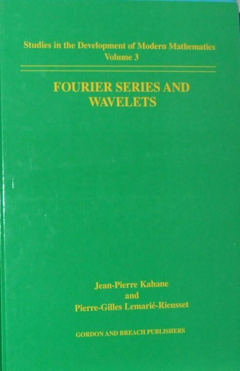 Fourier series and wavelets