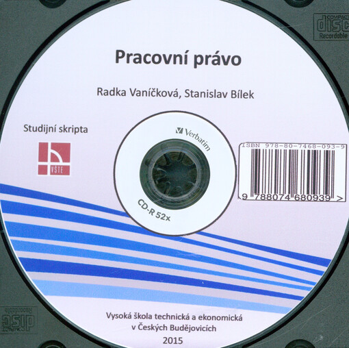 Pracovní právo: studijní skripta