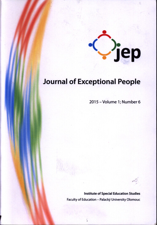 Journal of exceptional people : an international journal for education and special studies
