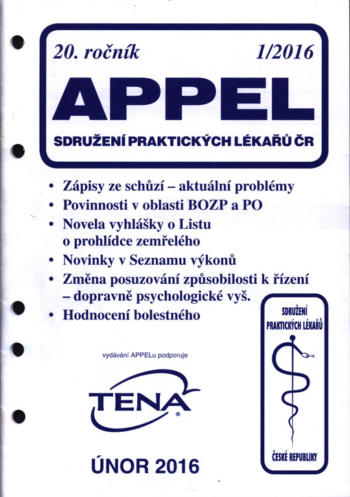 Appel : Sdružení praktických lékařů