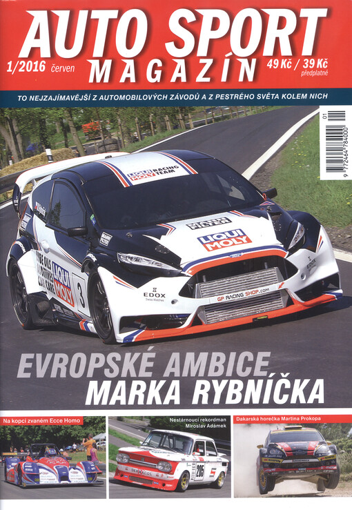 Auto sport magazín : to nejzajímavější z automobilových závodů a z pestrého světa kolem nich