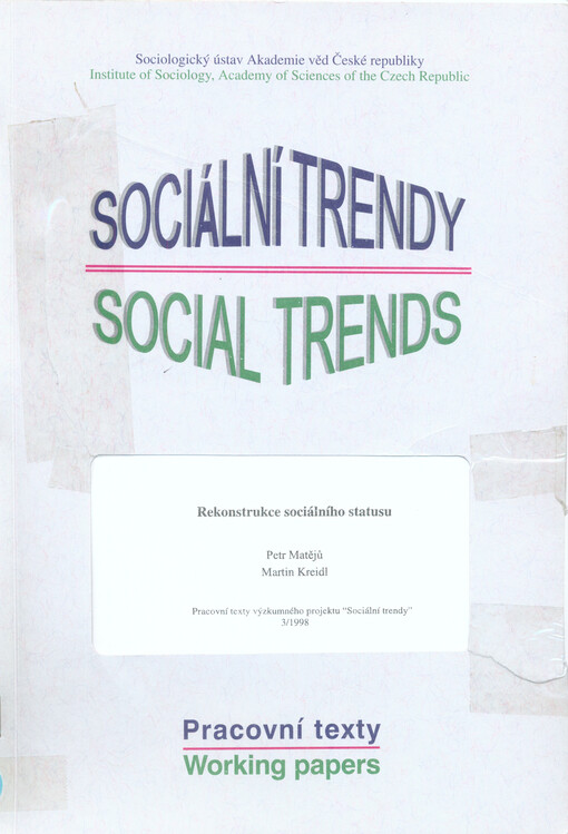 Rekonstrukce sociálního statusu