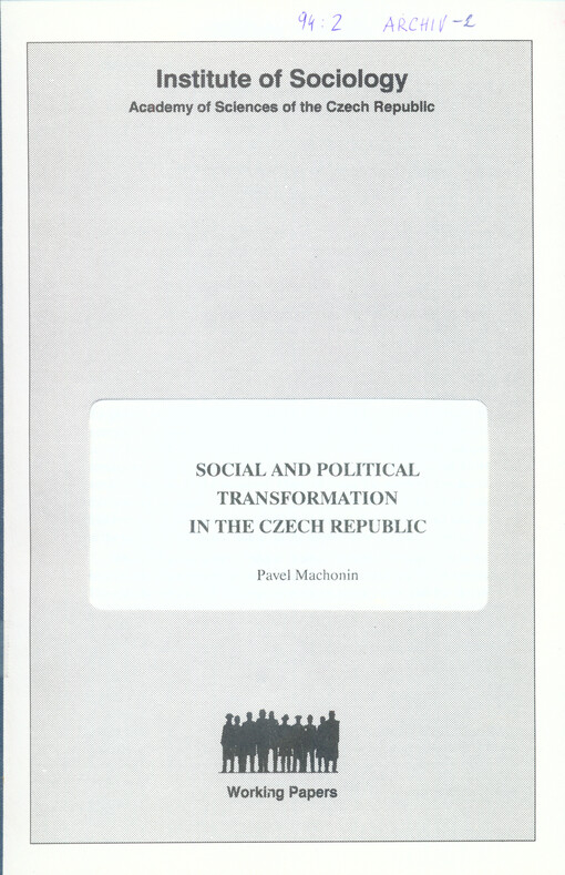 Social and political transformation in the Czech Republic