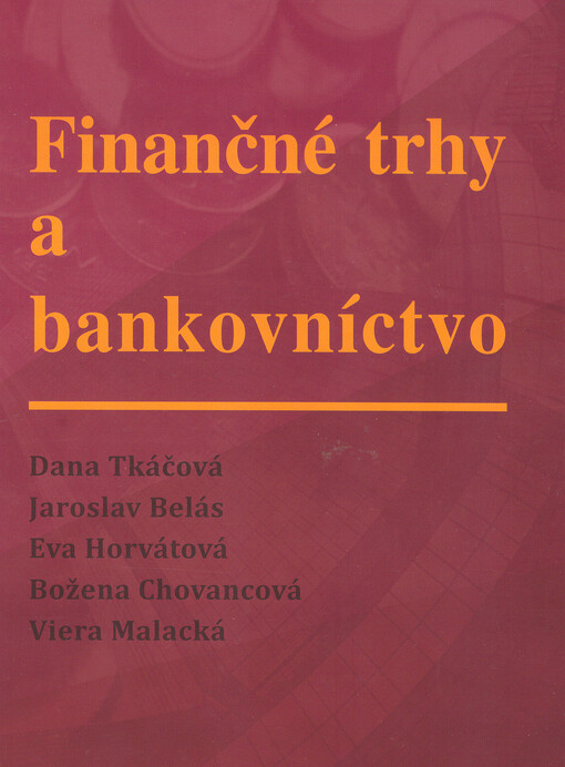Finančné trhy a bankovníctvo