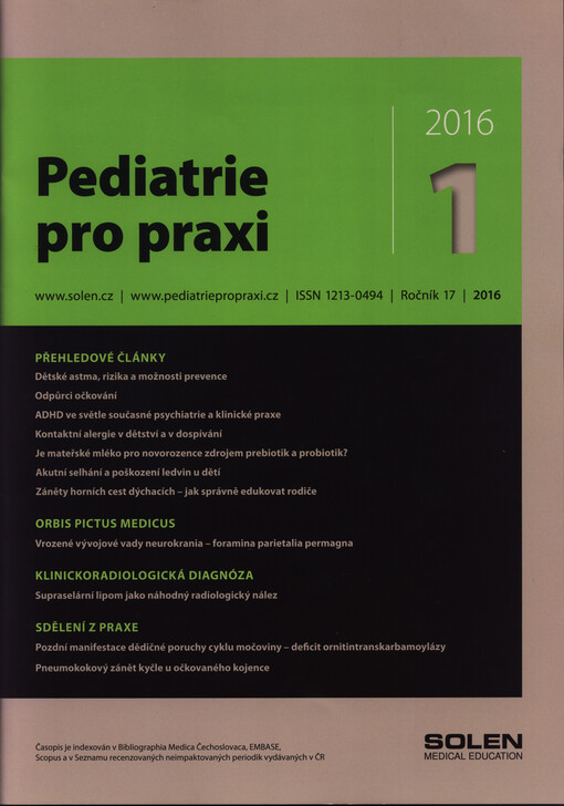 Pediatrie pro praxi