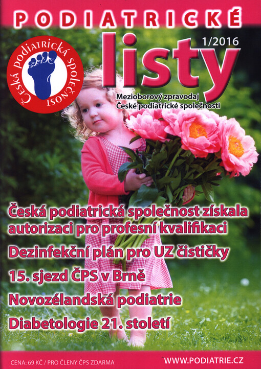 Podiatrické listy : mezioborový zpravodaj České podiatrické společnosti
