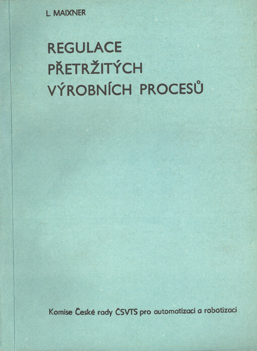 Regulace přetržitých výrobních procesů