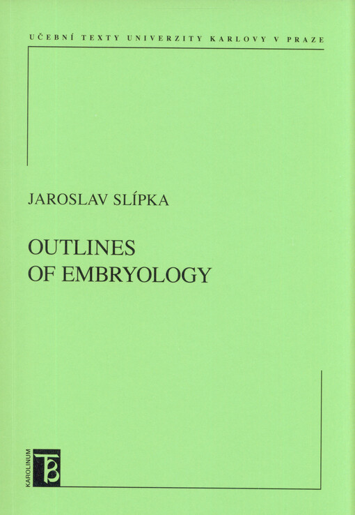 Outlines of embryology