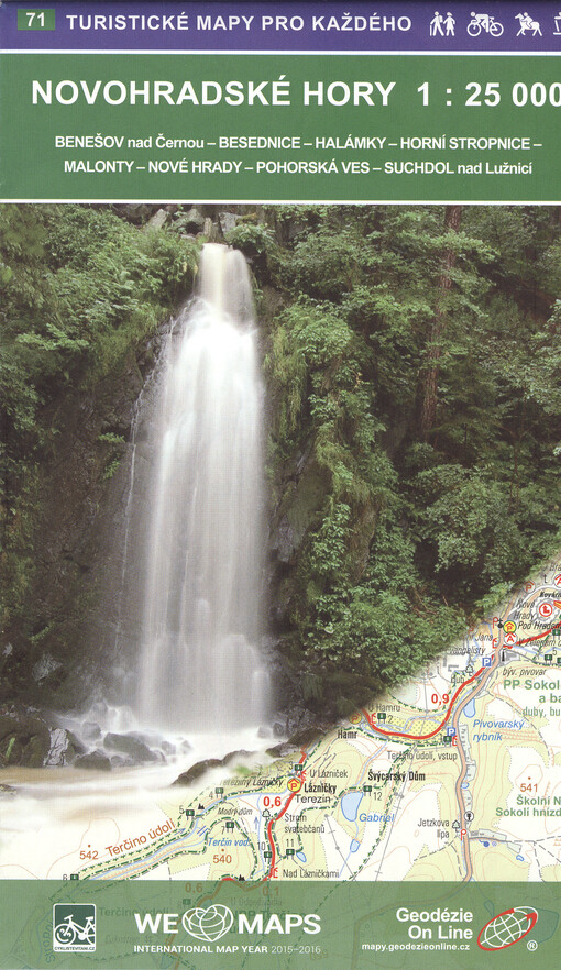 Novohradské hory 1:25 000