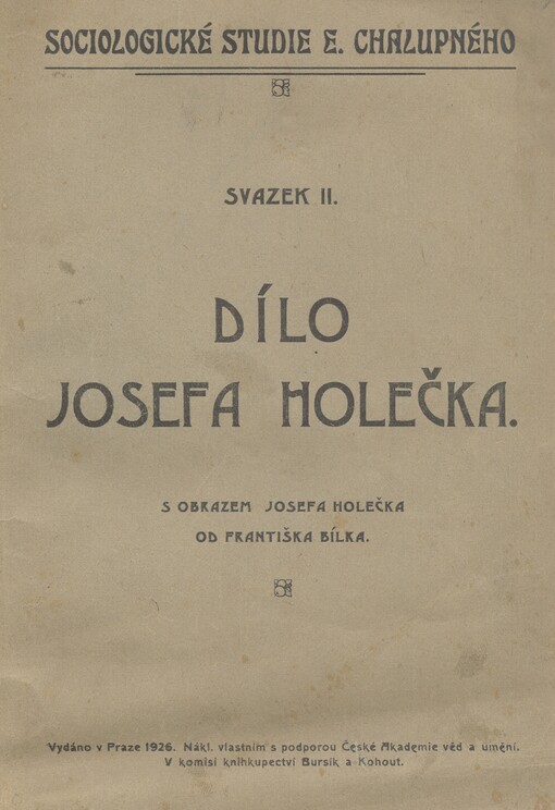 Dílo Josefa Holečka
